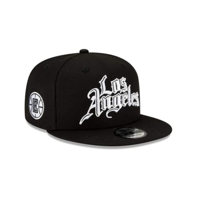 Los Angeles Clippers Gorra | New Era NBA City Edition 9fifty Snapback Cap Mexico - Negros
